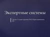 Экспертные системы