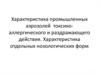 Характеристика промышленных аэрозолей аллергического и раздражающего действия. Характеристика отдельных нозологических форм
