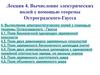 Вычисление электрических полей с помощью теоремы Остроградского-Гаусса