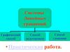 Системы линейных уравнений
