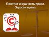 Понятие и сущность права. Отрасли права
