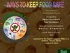 Ways to keep food safe. Text 3