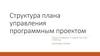 Структура плана управления программным проектом