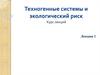 Техногенные системы и экологический риск