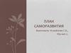План саморазвития