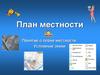 План местности