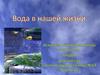 Вода в нашей жизни