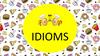 Food idioms