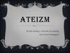Ateizm