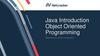 Java Introduction Object Oriented Programming