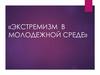 Экстремизм в молодежной среде