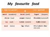 My   favourite   food
