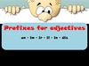 Prefixes for adjectives