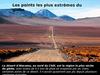 Les points les plus extrêmes du globe