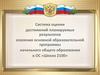 Система оценки достижений планируемых результатов освоения основной образовательной программы начального общего образования