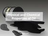 Physical and chemical properties of oil