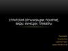 Стратегия организации: понятие, виды, функции, примеры