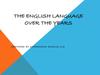 The English language over the years