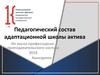 Педагогический состав адаптационной школы актива