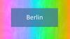 Berlin ist eine alte deutsche Stadt
