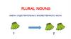 Plural nouns
