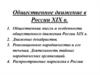 Общественное движение в России XIX в