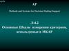 Основные Шкалы измерения критериев, используемые в МКАР