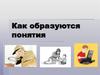 Как образуются понятия