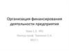 Организация финансирования деятельности предприятия. IPO