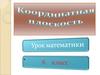 Координатная плоскость. 6 класс
