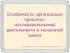Педагогическая значимость проектно-исследовательской деятельности в начальной школе