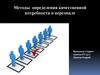 Методы определения качественной потребности в персонале