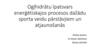 Ogļhidrātu īpatsvars enerģētiskajos procesos dažādu sporta veidu pārstāvjiem