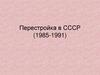 Перестройка в СССР (1985-1991). Реформа политической системы