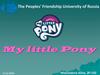 My little Pony