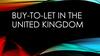 Buy-to-let in the United Kingdom