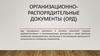 Организационно-распорядительные документы  (ОРД)