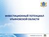 Инвестиционный потенциал Ульяновской области