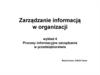 Procesy informacyjne zarządzania w przedsiębiorstwie