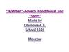 If/when - adverb conditional and sport