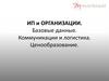 ИП и организации. Базовые данные. Коммуникации и логистика. Ценообразование. ООО «Маркисол»