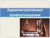 Административные правоотношения