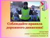 Соблюдайте правила дорожного движения!
