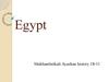 Brief detail about Egypt