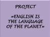 English is the language of the planet