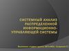 Системный анализ распределенной информационно-управляющей системы