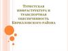 Туристская инфраструктура и транспортная обеспеченность Кирилловского района