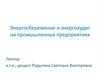 Энергосбережение и энергоаудит на промышленных предприятиях