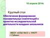 Формирование познавательных компетенций в проектно-исследовательской деятельности младших школьников