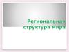Регинальная структура мира
